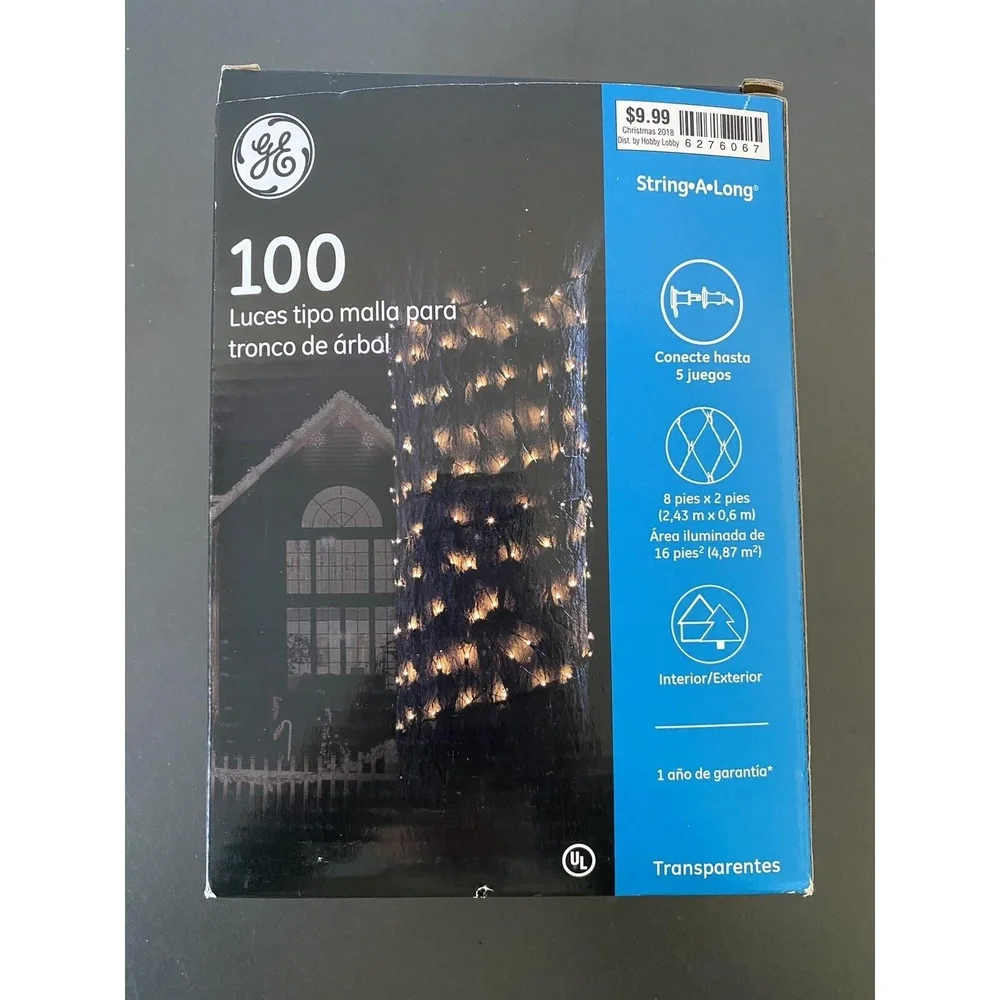 100 Tree Trunk Net-Style Lights (White)